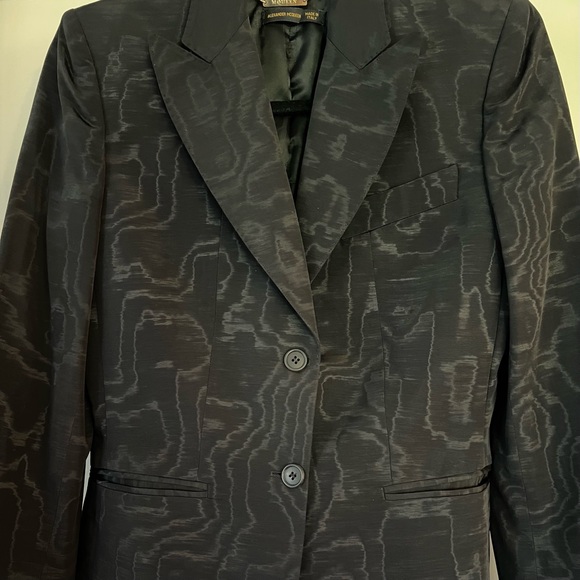 Alexander McQueen AW2001 Moire Blazer - Picture 3 of 7